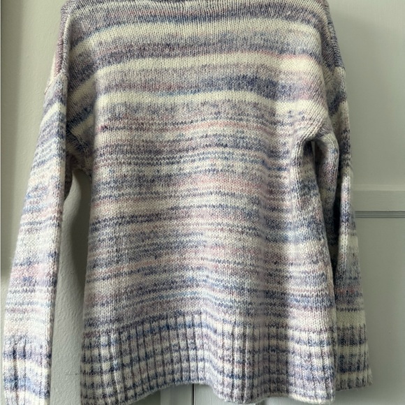 J.Crew Space-Dyed Mockneck Boyfriend Sweater NWT Size Medium - Picture 4 of 6